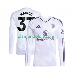 Camisola Manchester United Kobbie Mainoo 37 Homem Equipamento Segundo 2025-2026 Manga Comprida